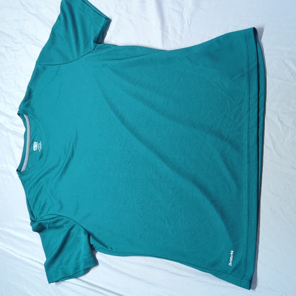 Athletic Works Shirt Medium Mens Green